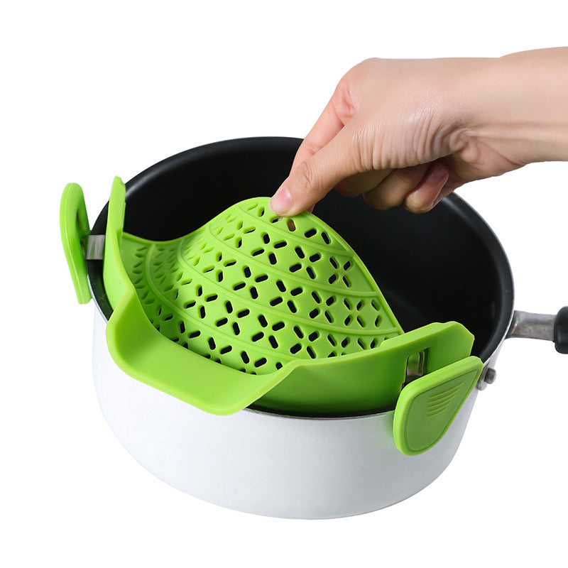 Utensili da cucina Tappo di scarico laterale in silicone per pentole