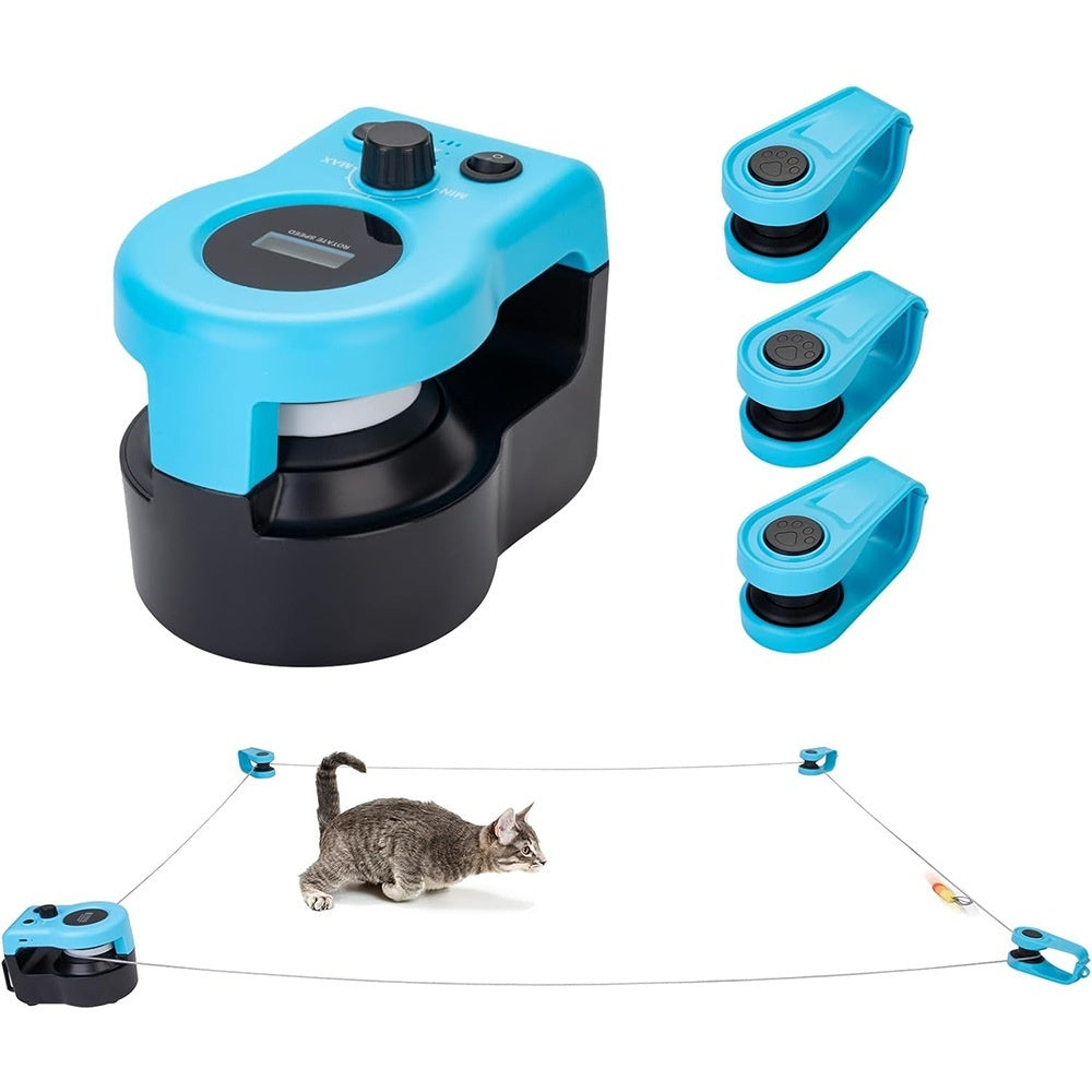 Giocattolo sonoro telecomandato per gatti