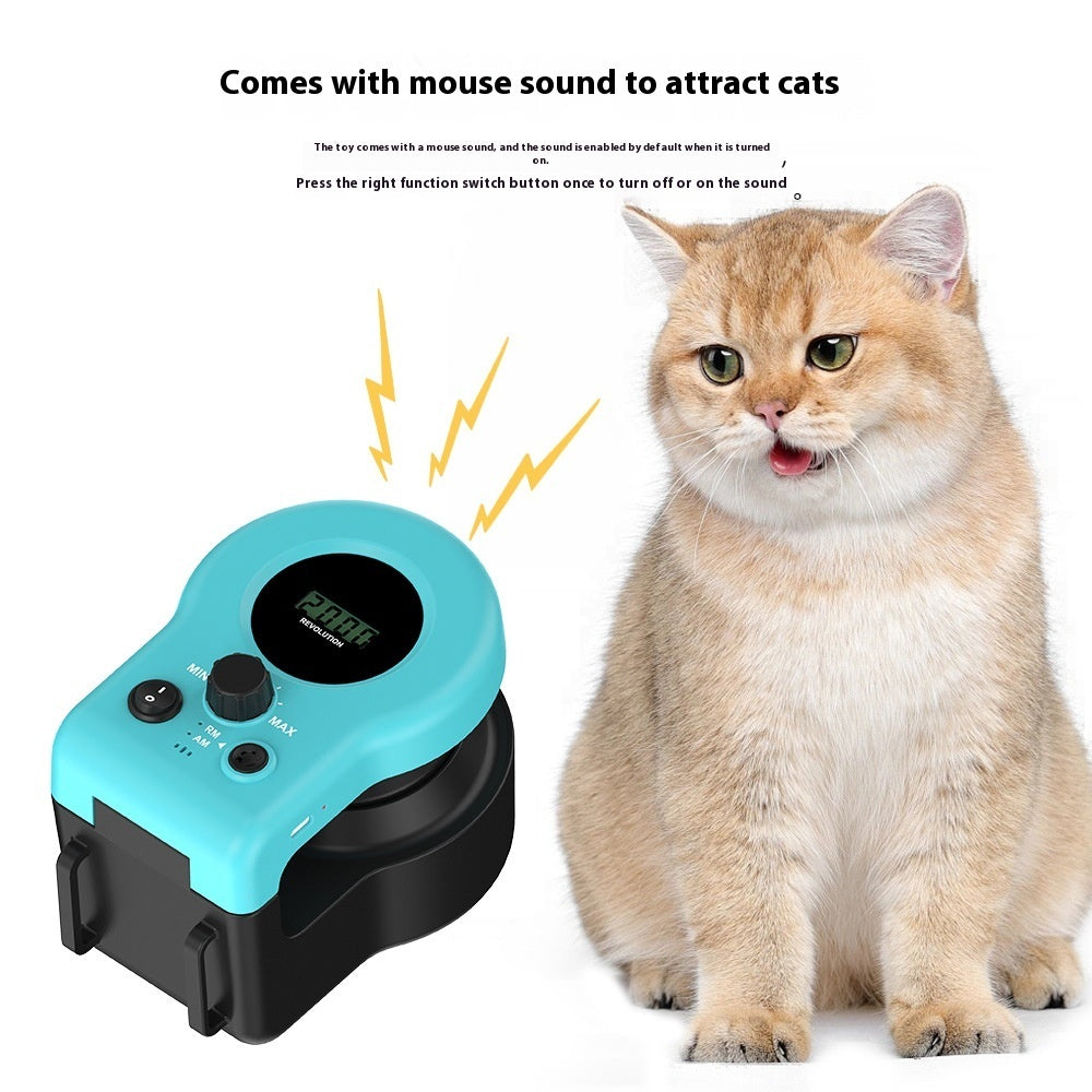 Giocattolo sonoro telecomandato per gatti