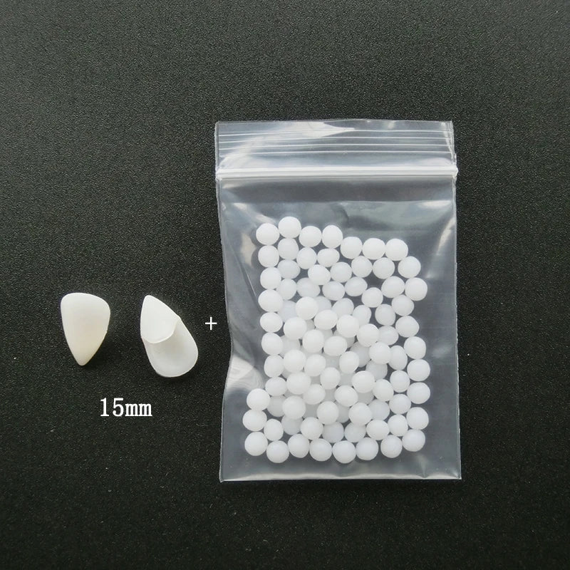 1 paio di denti da vampiro per Halloween, zanne, dentiere, accessori per feste, costumi fai da te, accessori per cosplay.