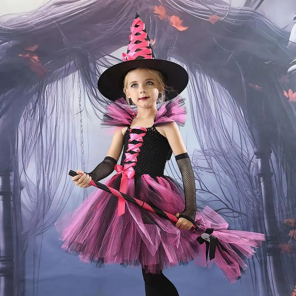 Vestito da strega di Halloween per bambine
