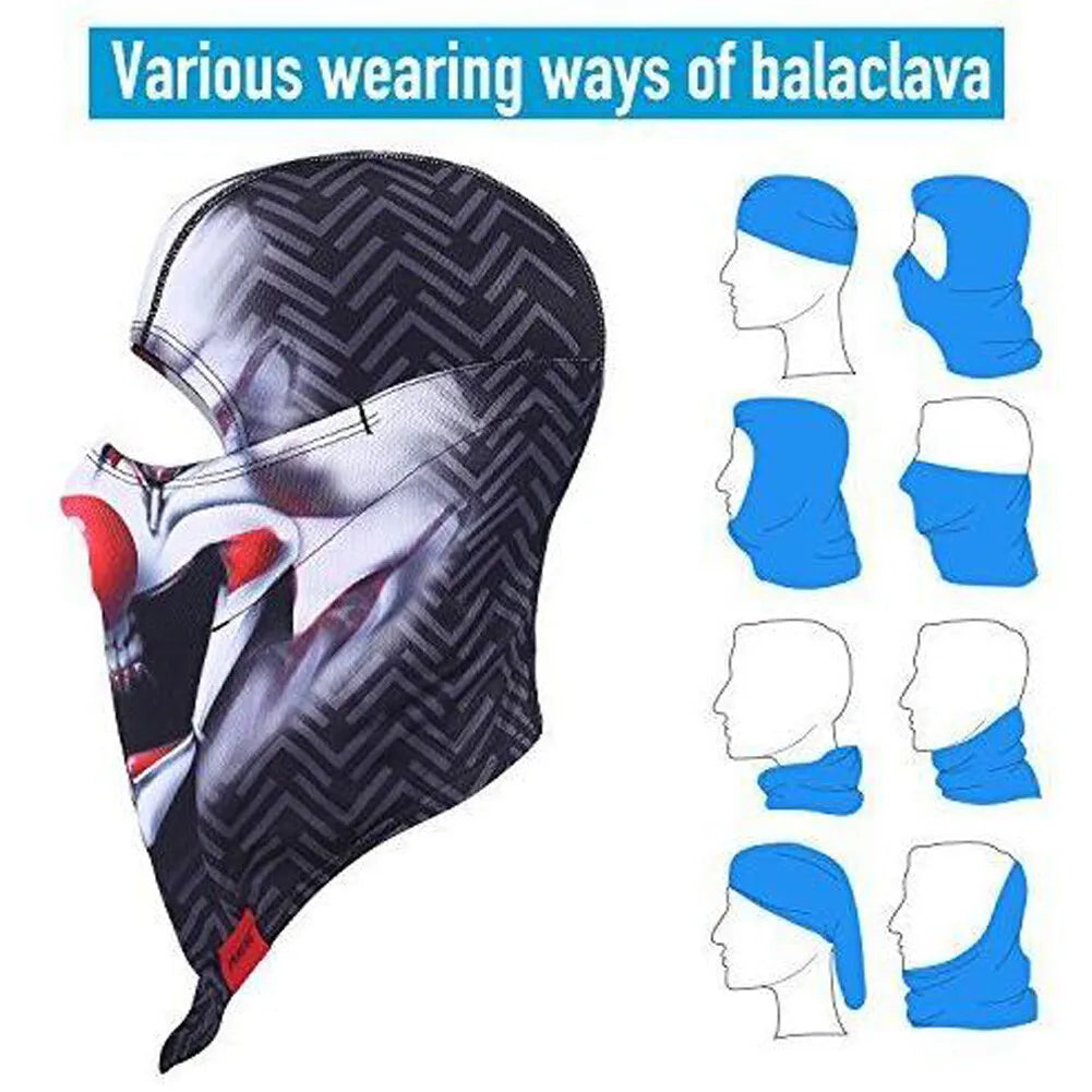 Divertente maschera balaclava Maschera di Halloween
