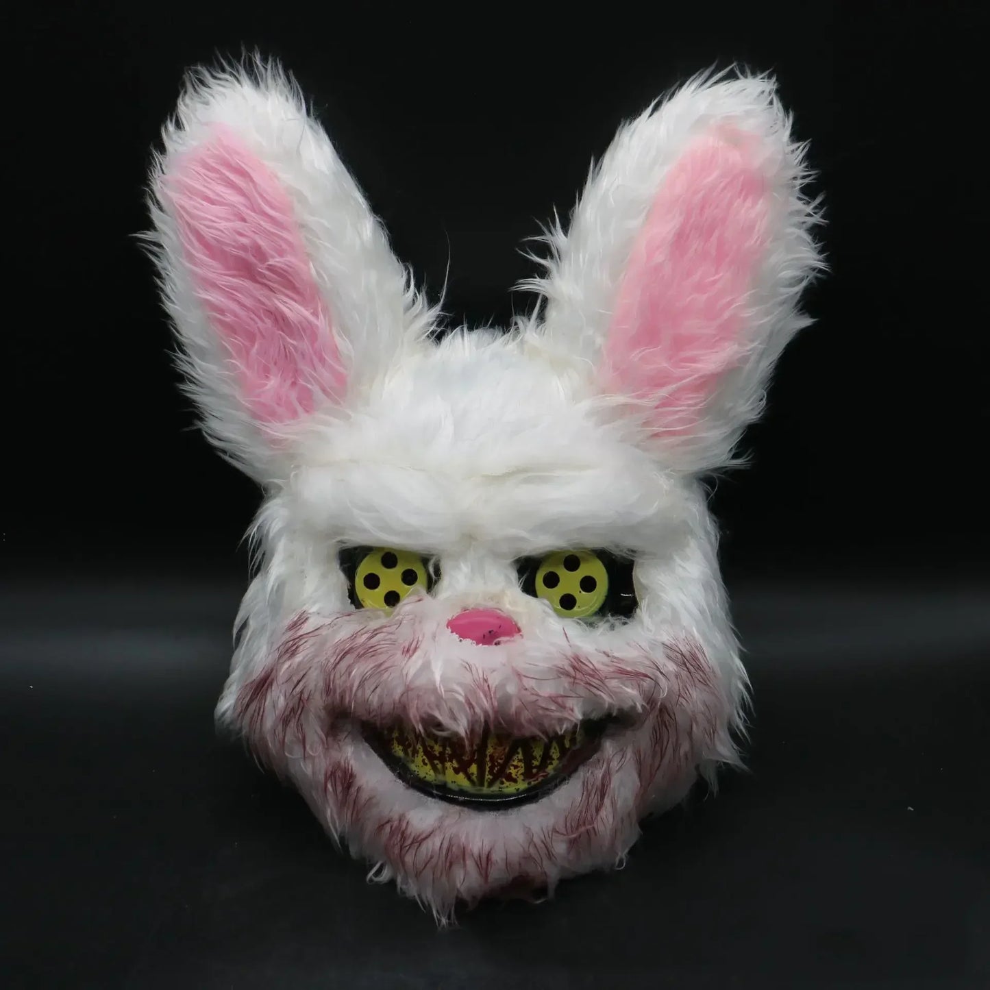 Maschera da coniglio e orso insanguinato con LED per Halloween