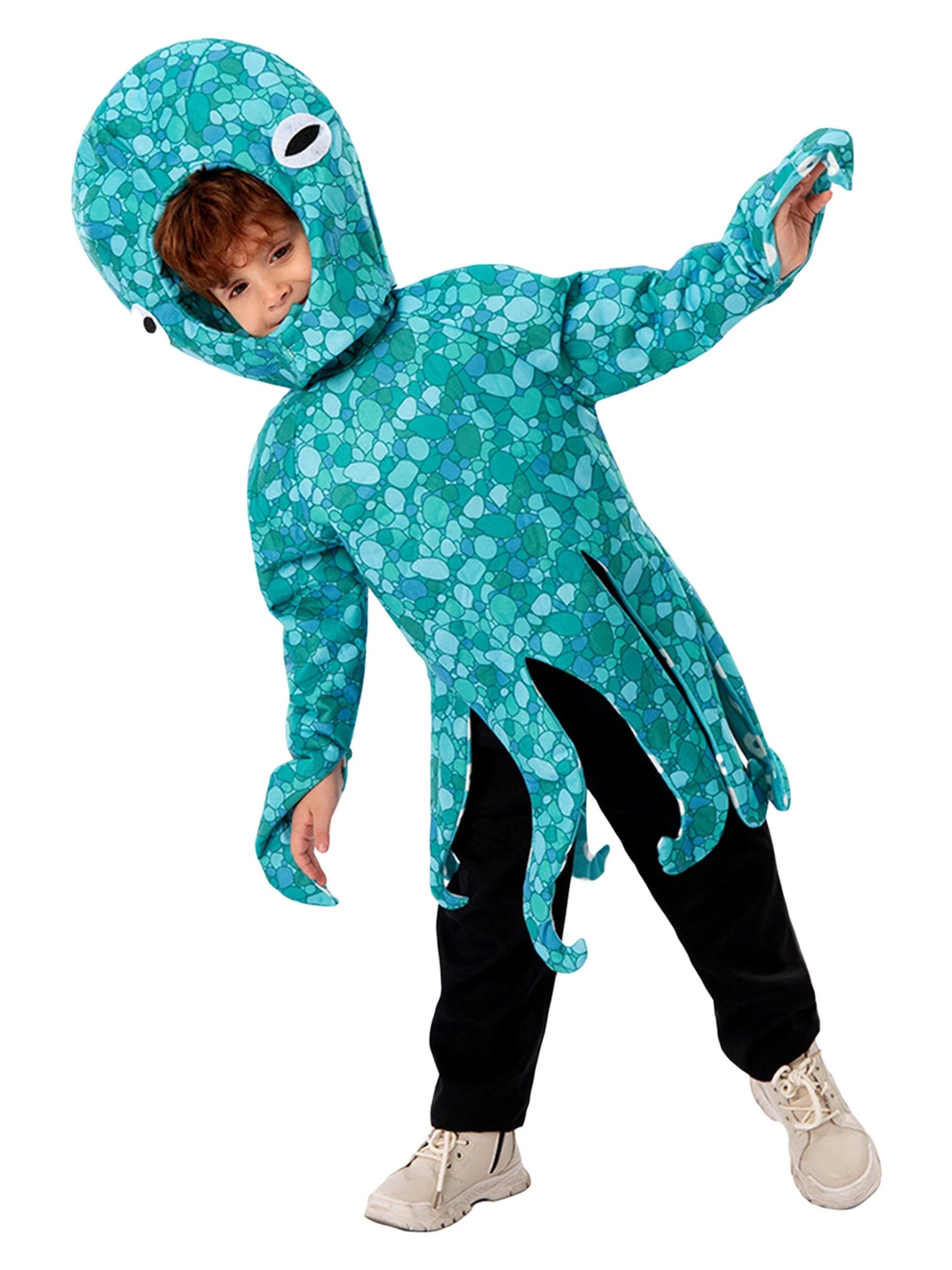 Children s Boys Halloween Costume Adorable Hilarious Shark Animal Costume for Kids Dress-up Party Festive Attire