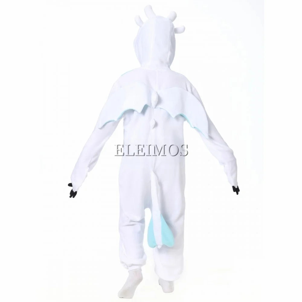 Kids Black White Kigurumi Onesie Adult Women Men Animal Pajamas Halloween Costume Cosplay Jumpsuit Christmas Gift