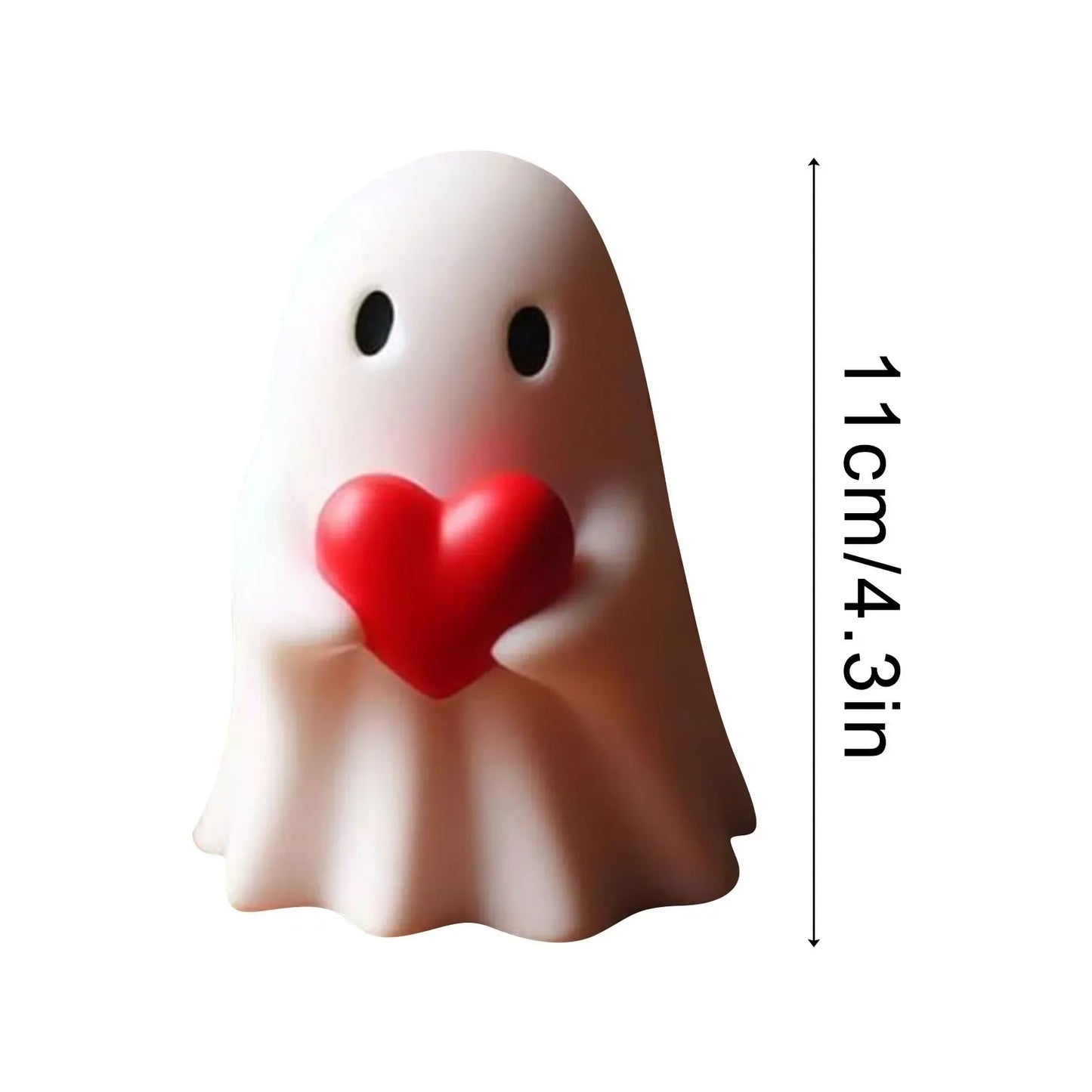 Decorazioni di Halloween con fantasma che fa il dito medio