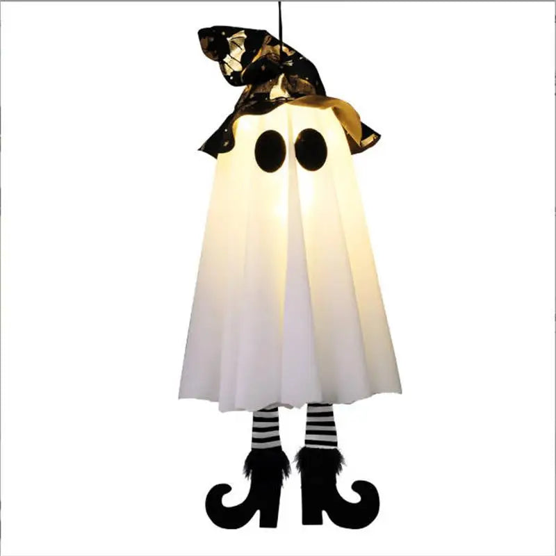 Decorazioni di Halloween con fantasmi appesi Lampada di Halloween Ornamenti luminosi da esterno