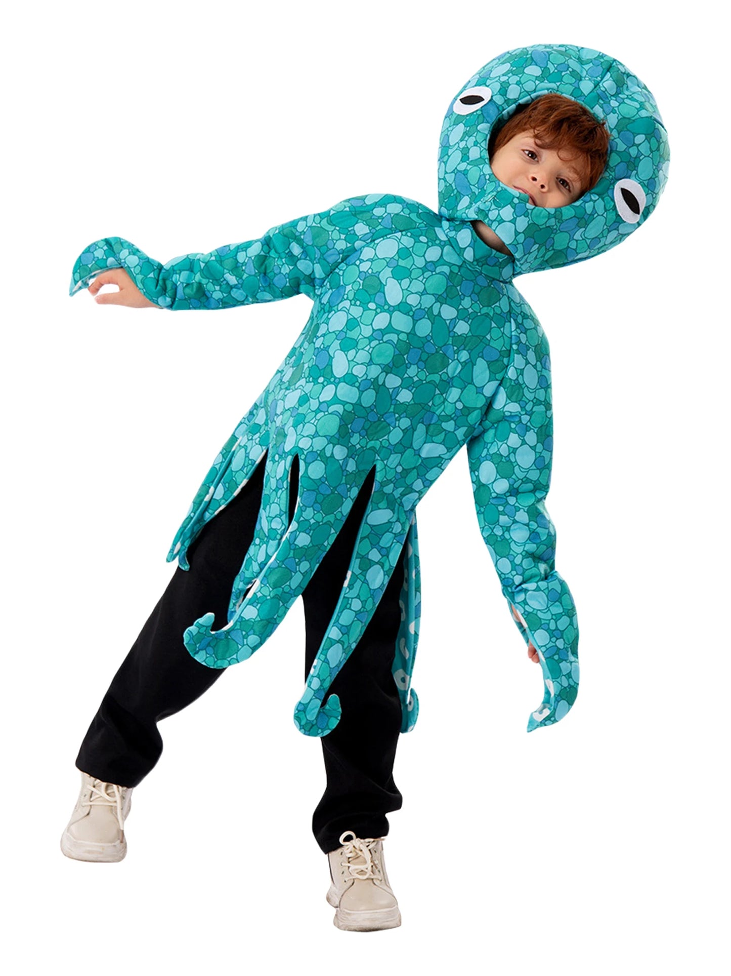 Children s Boys Halloween Costume Adorable Hilarious Shark Animal Costume for Kids Dress-up Party Festive Attire