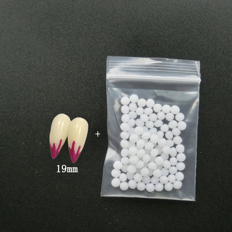 1 paio di denti da vampiro per Halloween, zanne, dentiere, accessori per feste, costumi fai da te, accessori per cosplay.
