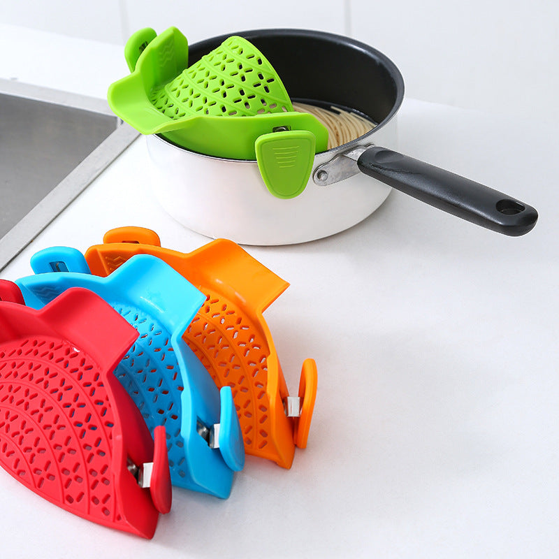 Utensili da cucina Tappo di scarico laterale in silicone per pentole