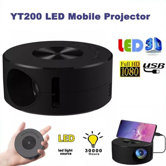 Proiettore intelligente WiFi portatile 1080P Home Theater Video LED Mini proiettore per home theater Lettore multimediale